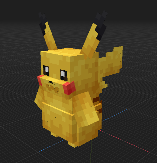 Pikachu after BDEngine conversion